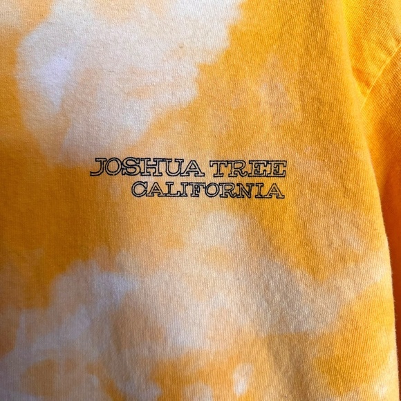 Joshua Tree T-Shirt by The Station Gold Tie Dye Long Sleeve Medium - Picture 5 of 10
